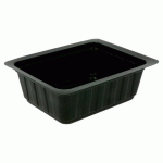 BARQUETTE PACK 2000 500 ML 15X12X5 CM PP NOIR (VENDU PAR 1200)