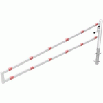 BARRIÈRE BÉTONNER SERRURE TRIANGULAIRE-3500 MM- BLANC/ROUGE - SCHAKE