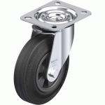 BLICKLE - ROULETTE PIVOTANTE Ø 125MM BANDAGE CAOUTCHOUC SBR 100KG - LE-VPP 125R