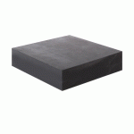 BLOC DE CAOUTCHOUC 400 X 400 X 60 MM