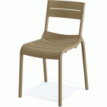 CHAISE EMPILABLE CALOR EN PP - SABLE - VEBA