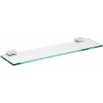 SYSTEM2 TABLETTE, VERRE CRISTAL CLAIR, 700X100MM, CHROME, 351000170 - 351000170 - EMCO