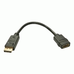 LINDY CONVERTISSEUR PASSIF DISPLAY PORT 1.2 VERS HDMI 1.3
