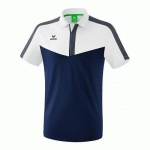 POLO - ERIMA - SQUAD BLANC/NEW NAVY/SLATE GREY