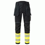 PORTWEST FR416 PANTALON PW3 FR HV CLASSE 1 JAUNE/NOIR - TAILLE 40 - STANDARD