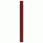 POTELET VITYL TÊTE GORGES MÉTAL HTR 1 M Ø 102 MM ROUGE 3004 - BUTON DESIGN