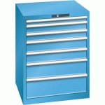 ARMOIRE BLEU CLAIR 717X725X850 AVEC 7 TIR. 200KG - LISTA