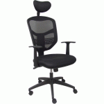 CHAISE DE BUREAU CHINCHILLA AVEC ACCOUDOIRS FIXES - PIQUERAS Y CRESPO