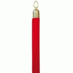 CORDE POUR POTEAU D'ACCUEIL CLASSIC, ROUGE / OR