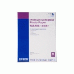EPSON PAP PHOTO PREMIUM SEMI-GLACÉ 251G 25F. A2 (0,420X0,594M)