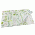 SACHET OUVERT 2 CÔTES CRÊPES ET TACOS PAROLE 34 G/M² 13X22 CM BLANC INGRAISSABLE (VENDU PAR 500)