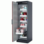 ARMOIRE SÉCURITÉ Q-CLASSIC-90 Q90.195.060 GRIS/ROUGE