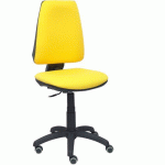 CHAISE ELCHE CP - ROUE PARQUET - JAUNE