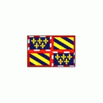 DRAPEAU BOURGOGNE : DIMENSIONS - 50 X 75 CM