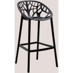 LOT DE 2 TABOURETS DE JARDIN HAUTS ORES SKLUM NOIR ↑75 CM - NOIR ↑75 CM