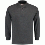 SWEAT COL POLO 301004 ANTRACITE MELANGE S - TRICORP CASUAL