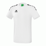 T-SHIRT - ERIMA - 5-C ESSENTIAL BLANC/NOIR