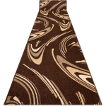 TAPIS DE COULOIR KARMEL FRYZ - CAFÉ MARRON 100 CM BROWN 100X430 CM