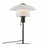 VERONA LAMPE DE TABLE VERRE ET METAL BLANC OPALE E27 - NORDLUX 2010875001