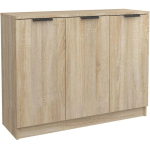 BUFFET CHÊNE SONOMA 90,5X30X70 CM BOIS D'INGÉNIERIE