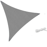 VOILE D'OMBRAGE HDPE PERMÉABLE 5×5×5M, GRIS CLAIR