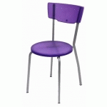 CHAISE BISTROT INES VIOLETTE