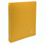 CLASSEUR 2 ANNEAUX 30MM POLYPROPYLÈNE OPAK - A4 MAXI - JAUNE - LOT DE 15