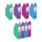 CLASSIC-BOX ESSELTE DOS 7 CM - GRIS - LOT DE 10