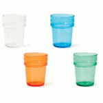 LOT DE 24 - GOBELET EN COPOLYESTER MENTHE 16 CL