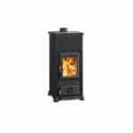 POÊLE À BOIS EN FONTE ÉMAILLÉE 6,5 KW - EMILIANA.165 STEEL LA NORDICA EXTRAFLAME
