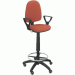 TABOURET AYNA BRAS FIXE - ROUE POUR PARQUET - MARRON - PIQUERAS Y CRESPO