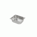 BAC GASTRONOMIQUE EN ACIER INOX GN1/2 - 100 MM