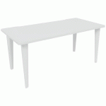 BUREAU EVIDENCE L.120 X P.80 CM BLANC PIED BLANC - VINCO