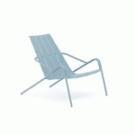 LOT DE 2 - FAUTEUIL DÉTENTE EXTERIEUR OUDON - BLEU CLAIR