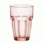 LOT DE 6 - ROCK BAR GOBELET TREMPÉ LOUNGE ROSE 37 CL