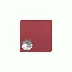 PAQUET DE 25 CARTES PLIÉES POLLEN 160X160MM 210G/M2 - BORDEAUX