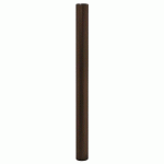 POTELET PROVINCE Ø 76 MM INOX BROSSÉ - ZINC MARRON 8017 - PROCITY