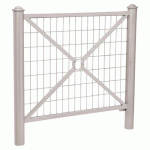 BARRIÈRE PROVINCE GRILLAGÉE 1.07 M AGORA - ZINC GRIS 7044 - PROCITY