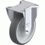 BLICKLE - ROULETTE FIXE Ø 125MM BANDAGE POLYURÉTHANE TPU 250KG - B-PATH 125G
