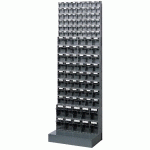 KIT BLOC TIROIR PLASTIQUE PRATICBOX 112 TIROIRS AVEC CADRE SUPPORT AVEC BASE