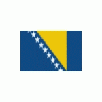 DRAPEAU BOSNIE : DIMENSIONS - 100 X 150 CM