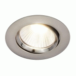 NORDLUX SPOT DORADO 2 700K DIM TILT PAR 3 ROND NICKEL