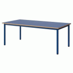 TABLE MALIBU 160X80 T3 4P STRA ALAISÉ BLEU U525/BLEU 5005