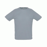 TEE-SHIRT PERSONNALISABLE MULTITECH PESFÉMININ GRIS