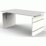 BUREAU RÉGLABLE - FORM4 - L160XP80XH68-76CMGRIS-CLAIR 4665 - KERKMANN