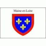 DRAPEAU MAINE ET LOIRE : DIMENSIONS - 100 X 150 CM