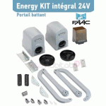 ENERGY KIT INTÉGRAL 24V FAAC (391) MOTORISATION PORTAIL 2 BATTANTS - 104575144