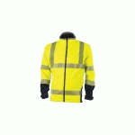 VESTE SOFTSHELL STATION ACCESS HI-VIZ JAUNE FLUO/BLEU MARINE TL - COVERGUARD - 7STAYL