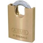 ABUS CADENAS LAITON EN 50 MM AVEC ANSE 8 MM CÉMENTÉE VERROUILLÉE LIVRÉ AVEC 2 CLÉS