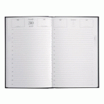 AGENDA JOURNALIER BREPOLS TRAVERS CARRÉ - ANNÉE 2027 - 14 X 21,4 CM NOIR